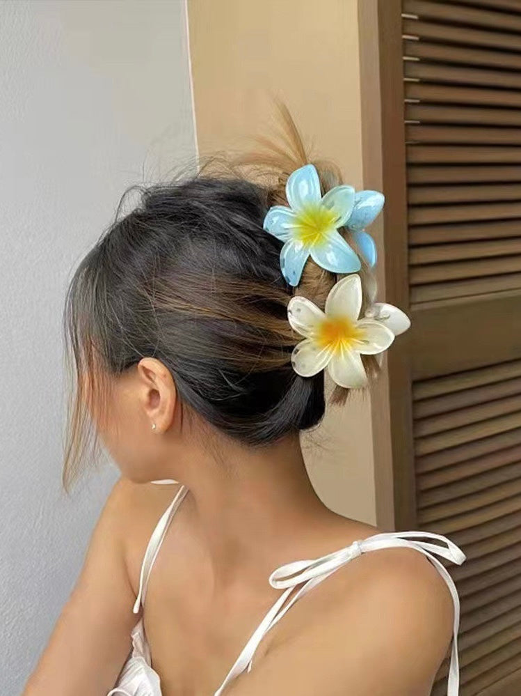 Gradient Flower Hair Clip - PAINEVIDA