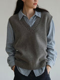 Sleeveless Knitted Vest