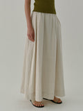 Linen Skirt With Side Slits