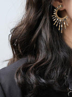 Original Contrast Color Zircon Earrings Accessories by painevida