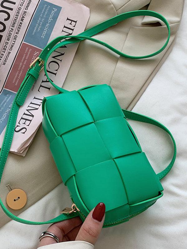 Urban Solid Color Phone Bag PU Shoulder Bag by painevida