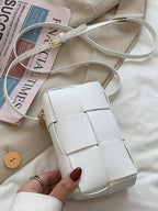 Urban Solid Color Phone Bag PU Shoulder Bag by painevida