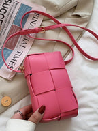 Urban Solid Color Phone Bag PU Shoulder Bag by painevida