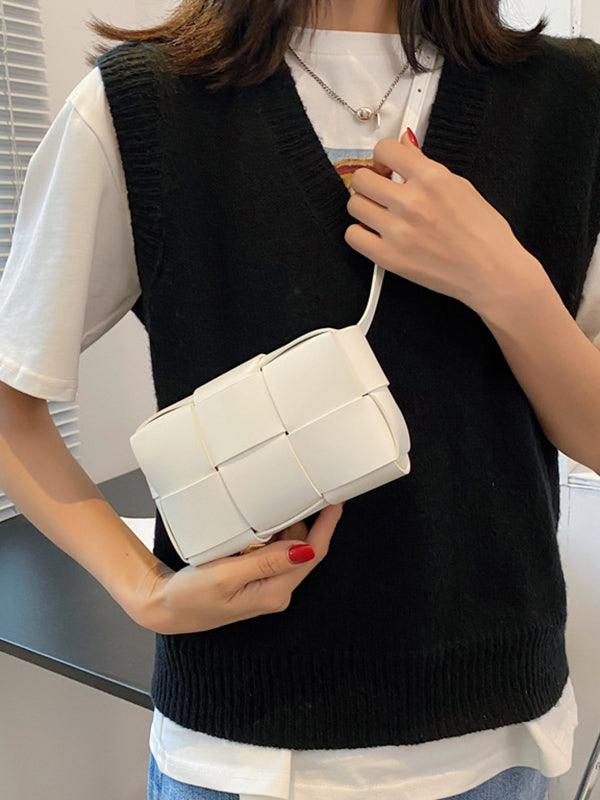 Urban Solid Color Phone Bag PU Shoulder Bag by painevida