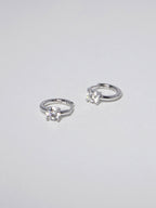 s925 Silver Moissanite Simple Earrings