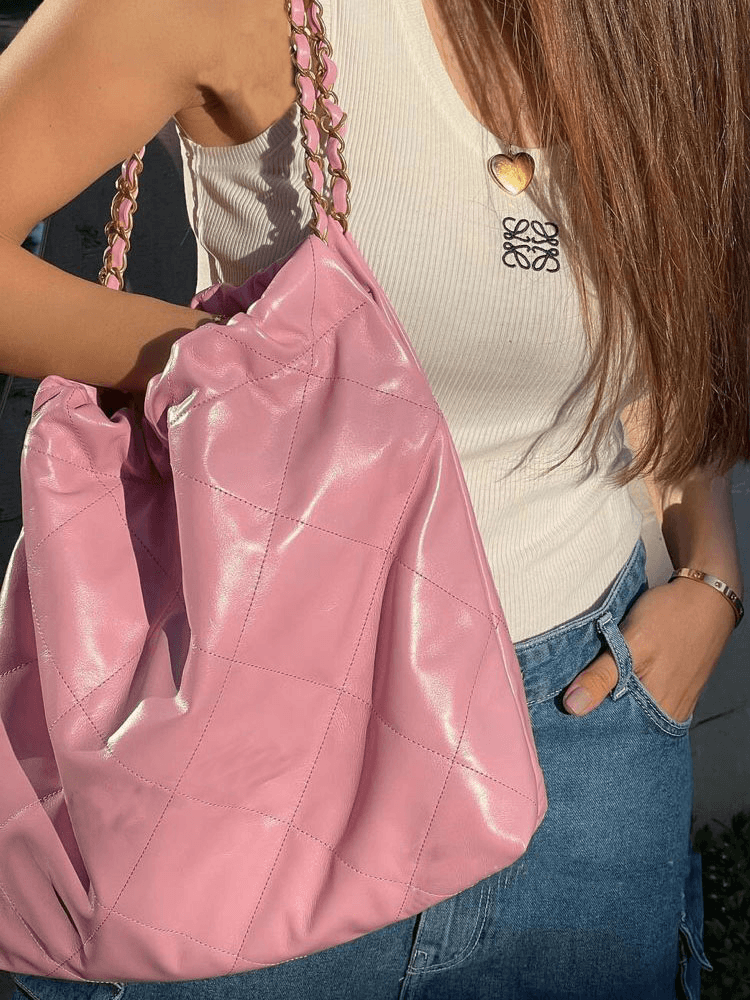 3 Color Large Capacity Single Shoulder Chain Bag