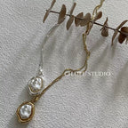 Simple Baroque Pearl Necklace