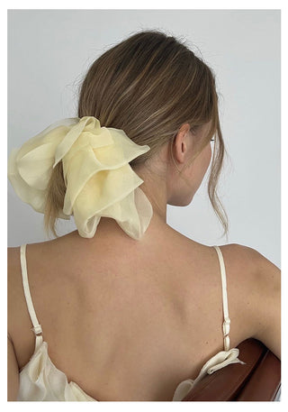 Bow Hairpin Single Clip Sweet Tulle Clip