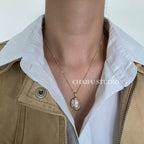 Simple Baroque Pearl Necklace