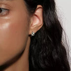 s925 Silver Moissanite Simple Earrings