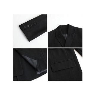 Streamer Mid-length Drape Suit Jacket