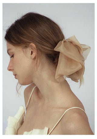 Bow Hairpin Single Clip Sweet Tulle Clip