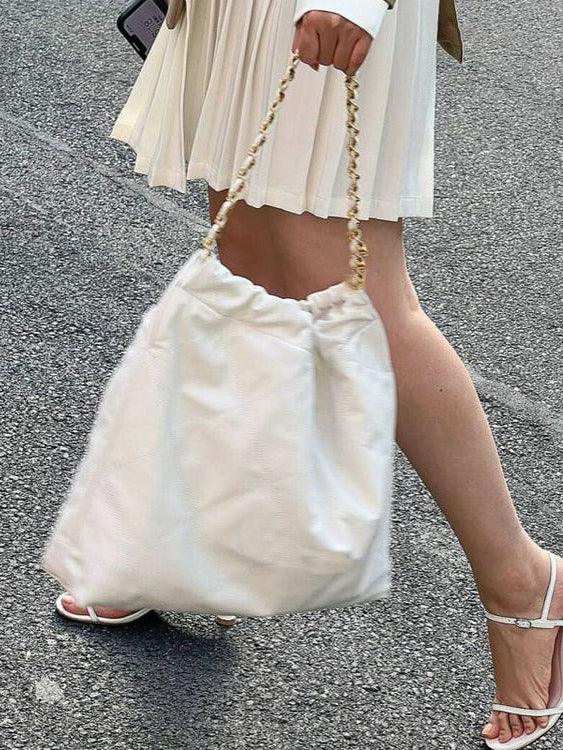 3 Color Large Capacity Single Shoulder Chain Bag by painevida