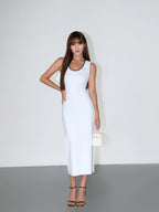 Chanel Style Woven Sleeveless Elegant Dress