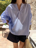 Simple V-neck Shirt - PAINEVIDA