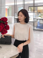 Niche Cape-Style Thin Shirt Chic Top by painevida