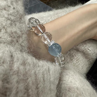 Natural White Crystal Bracelet by painevida