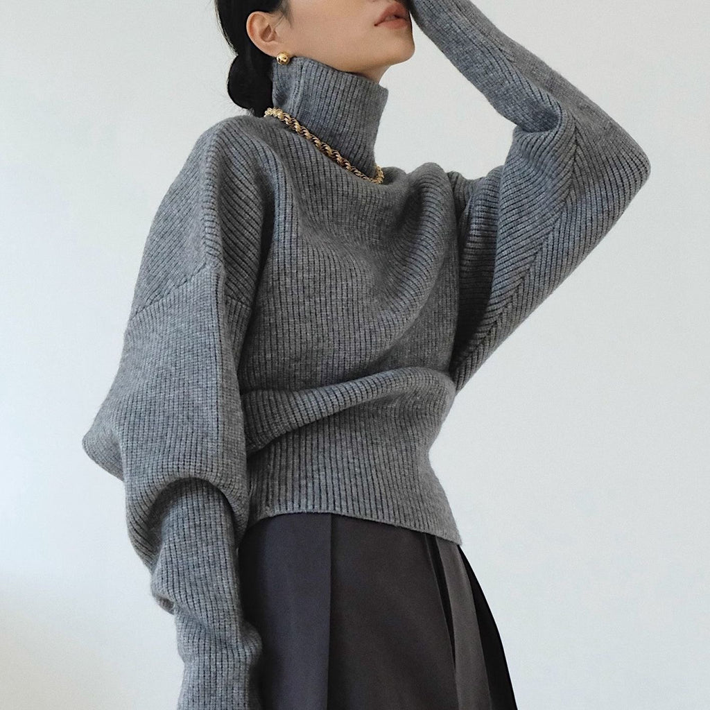 Vintage Turtleneck Knit Sweater