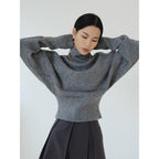 Vintage Turtleneck Knit Sweater