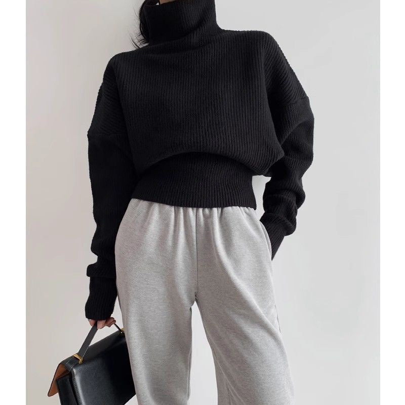 Vintage Turtleneck Knit Sweater