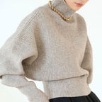 Vintage Turtleneck Knit Sweater