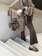 100% Linen Loose Coat