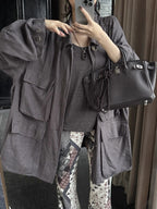 100% Linen Loose Coat