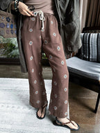 Custom-Made Tencel Cotton And Linen Flared Trousers