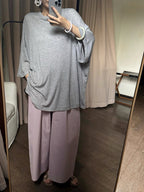 Silk and Tencel blended T-shirt