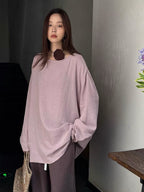 Cotton And Linen Breathable Lazy Thin Shirt
