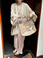 Ramie Slim Fit Loose Sun Protection Top