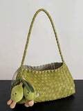 Vintage Woven Shoulder Bag