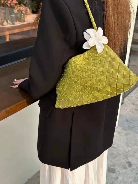 Vintage Woven Shoulder Bag