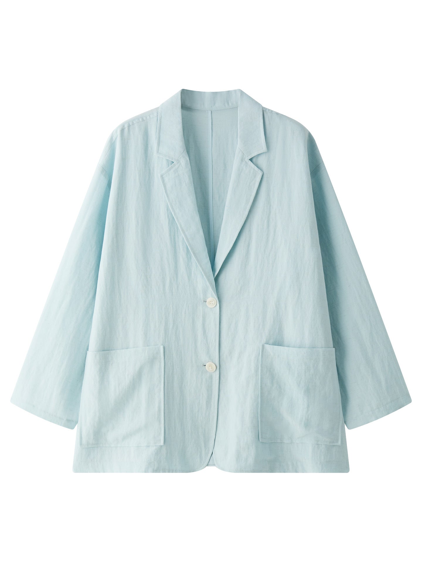 Old Money Style Tencel Linen Suit Loose Jacket