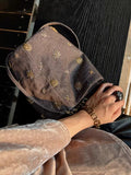 Beaded Embroidered Bucket Bag