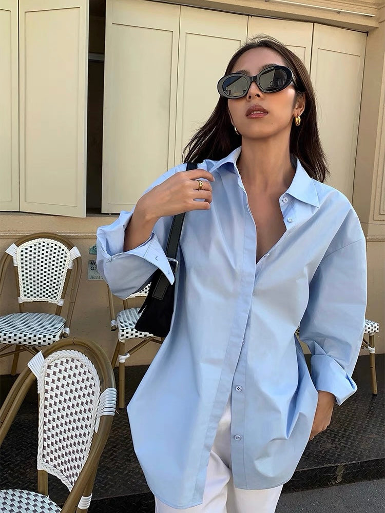 Loose Urban Long-Sleeved Shirt