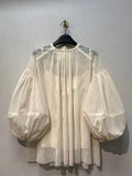 Gauze See-Through Shirt&Camisoles 2 Set - PAINEVIDA