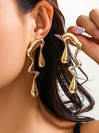 Lrregular Geometric Drop Earrings - PAINEVIDA