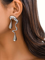 Lrregular Geometric Drop Earrings - PAINEVIDA