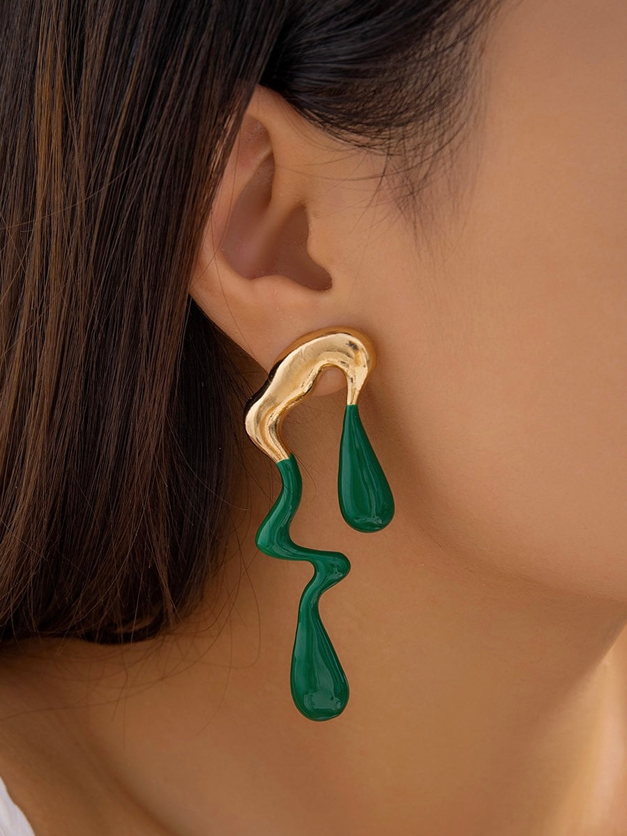 Lrregular Geometric Drop Earrings - PAINEVIDA