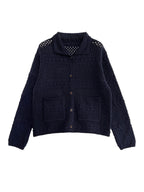 Vintage Crochet Hollow Knit Cardigan