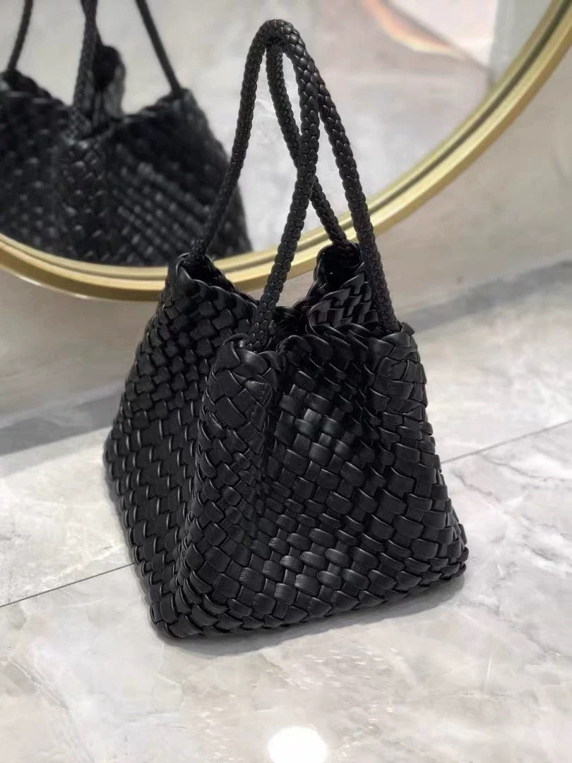 Hand-Pressed Woven Tote Bag by painevida