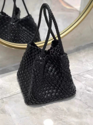 Hand-Pressed Woven Tote Bag by painevida