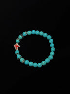 Vintage Turquoise Cross Bracelet by painevida