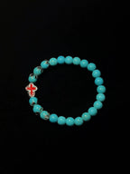 Vintage Turquoise Cross Bracelet by painevida