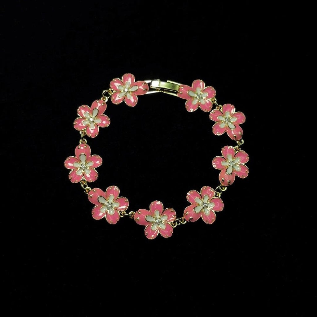 Vintage Small Peach Blossom Bracelet by painevida