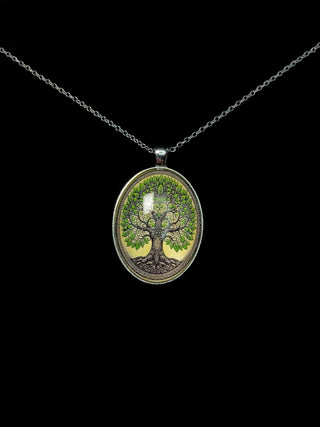 Vintage Tree of Life Necklace by painevida