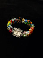 Vintage Glazed Floral Watch by painevida