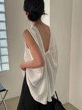 Solid Color Sleeveless Tank Top - PAINEVIDA