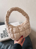 Pleated Plaid Cloud Small Square Bag - PAINEVIDA